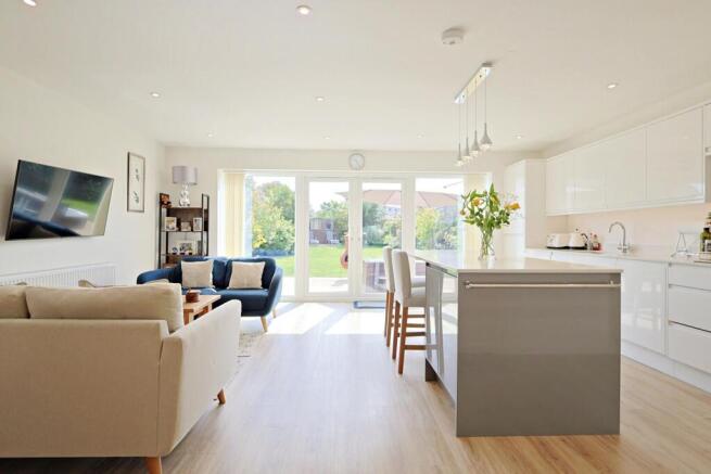 Kitchen/living/dining room