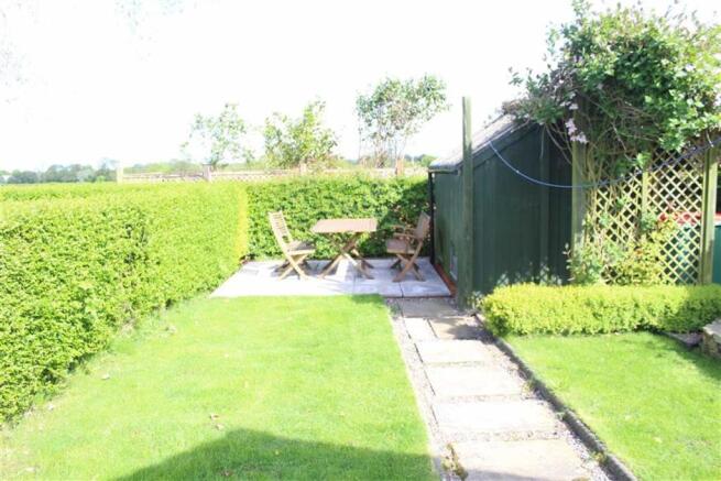 Rear garden