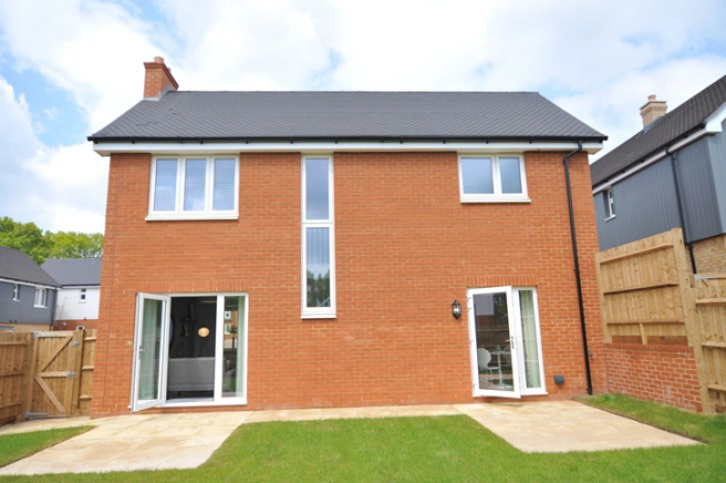 Rear of property