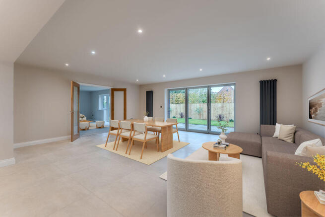 Living Kitchen - virtually staged alt...