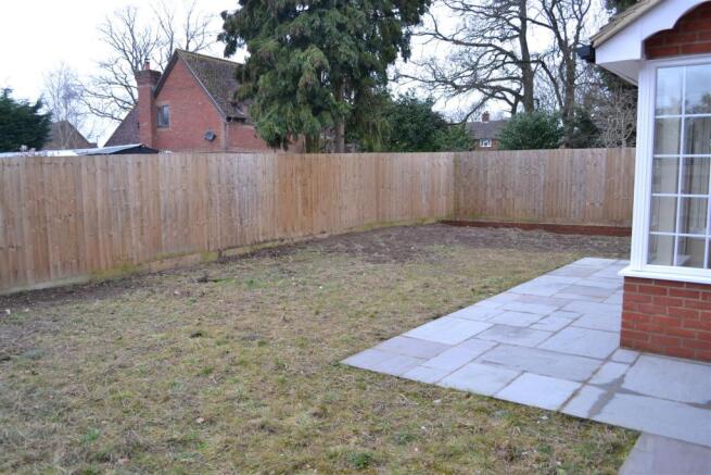 Rear garden
