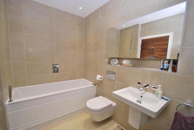 En suite bathroom