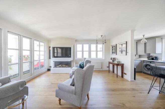 Open plan living area