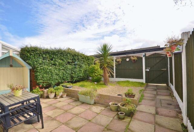Rear garden