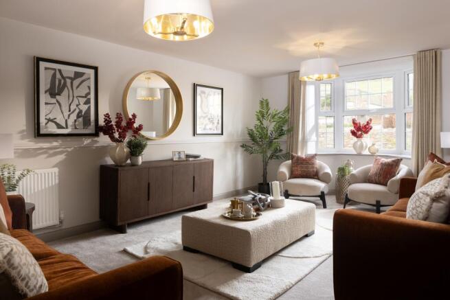 Lounge in the Holden 4 bedroom home