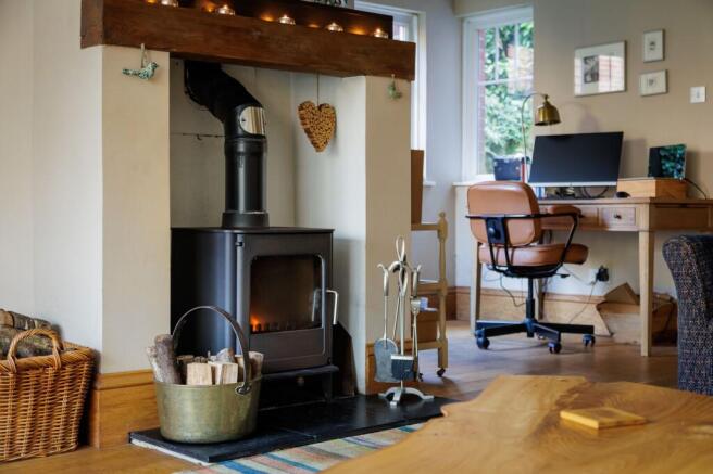 Log Burner In Living Room