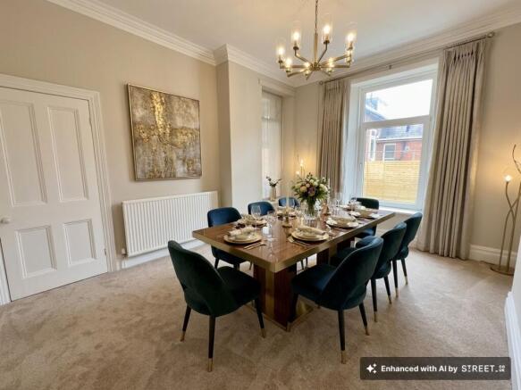 Dining room (Staged AI)