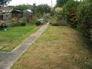 Rear Garden - Allotment Area