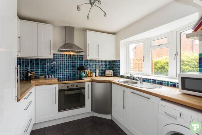 Modernised kitchen to front of property