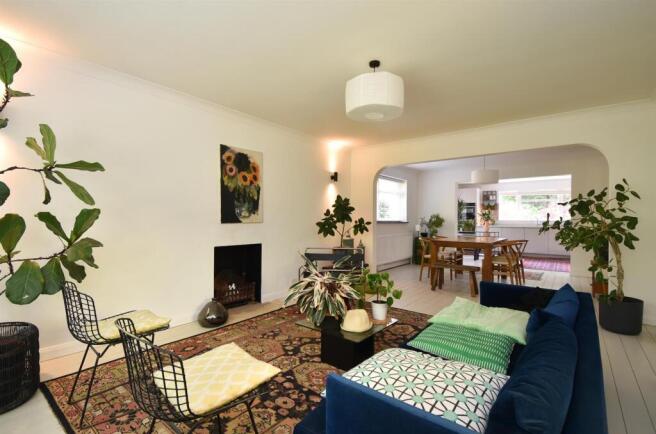 Open plan living space
