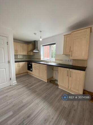 Open Plan Living Space: Kitchen Area