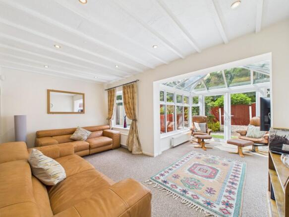 Lounge through to conservatory