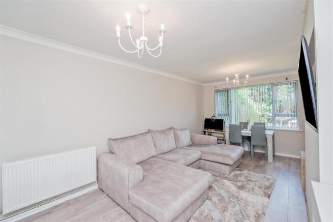 Living Room & Dining Area: