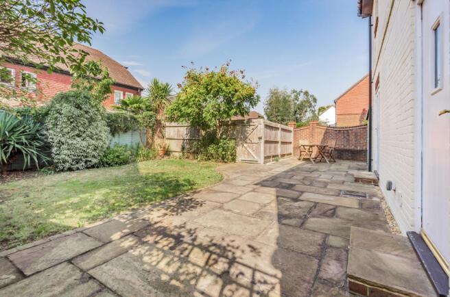 Rear garden