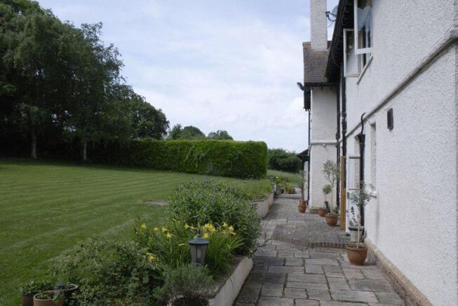 rear of house ...
