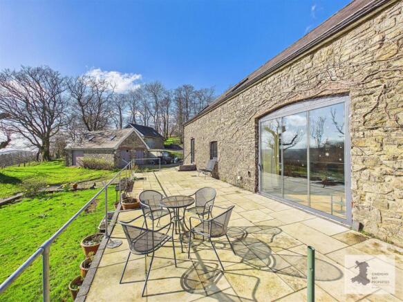 main house from patio