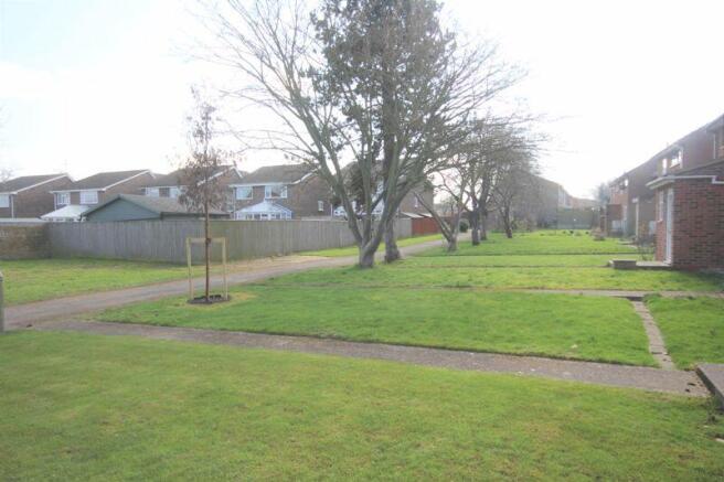 Front garden area and path