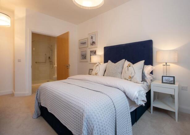 Show home master bedroom