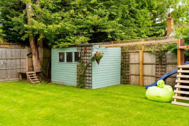 Private rear garden