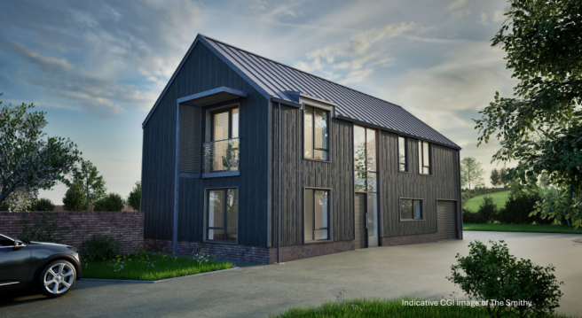 Indicative CGI image of The Smithy