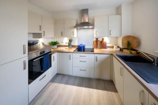 Stylish kitchen with everything you need to hand