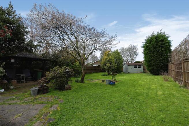 West facing country garden