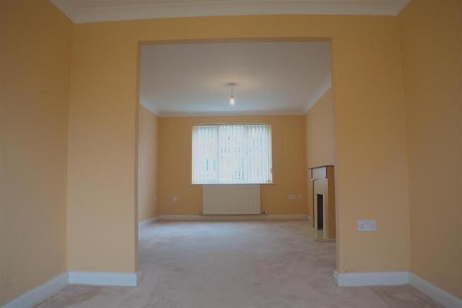 Open Living Room and Dining Room
