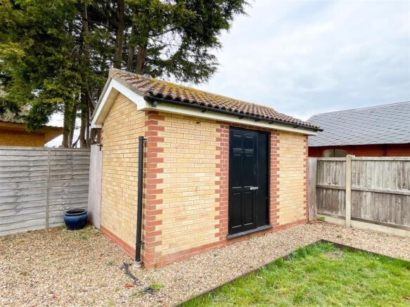 BRICK BUILT STORAGE SHED
