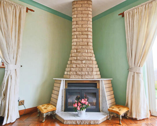 Log burner.