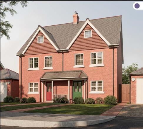 3-bed semi-detached on Plot 25 Gleneagles Drive, Woodhall Spa, £318,995