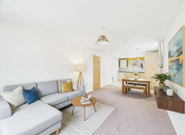Open Plan Living Kitchen (Virtually Furnished)
