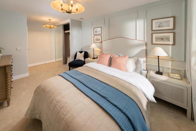 Show home bedroom