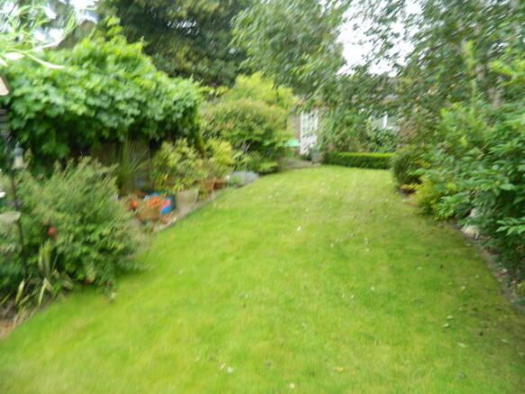 view of garden from decking area