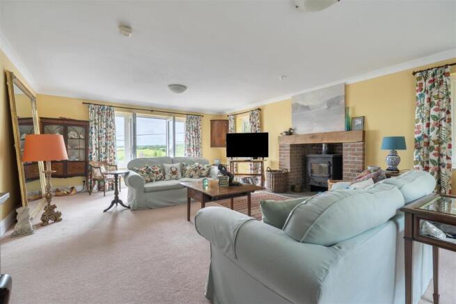Sitting Room with woodburner