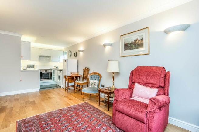 Lounge and kitchen