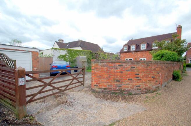 Rear of property