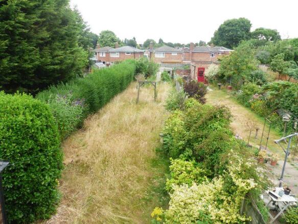Rear garden el...