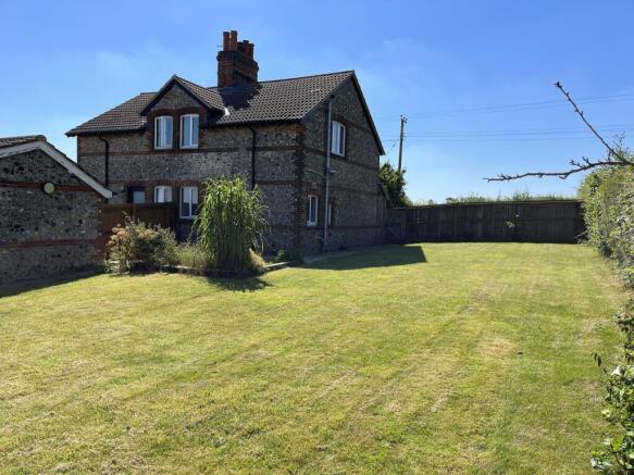Rear of property