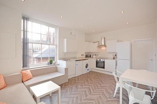 living-kitchen area