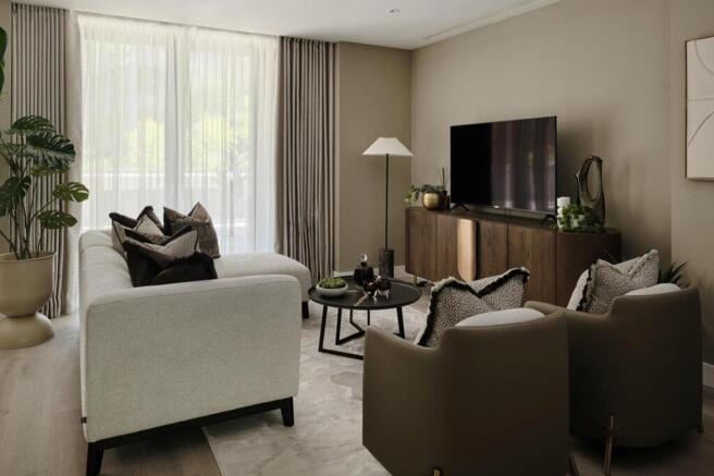 Light filled living room
