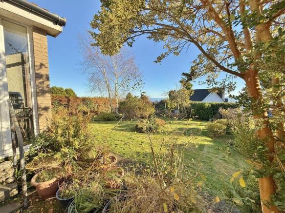 View across the front gardens