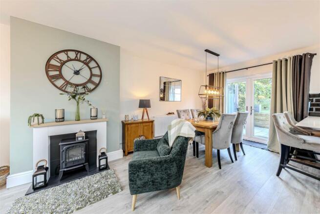 Open Plan Kitchen Dining and Living Area