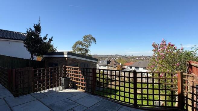 Sunny terrace with stunning city views...