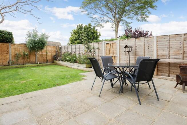 Garden patio area