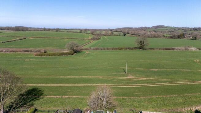 Elevated views to rear