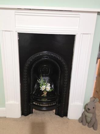 Ornate fireplace
