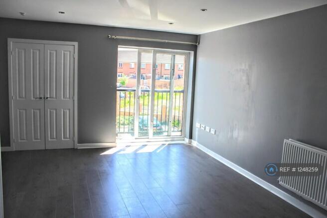 Living Area With Patio Doors