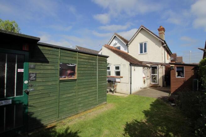 Rear of house