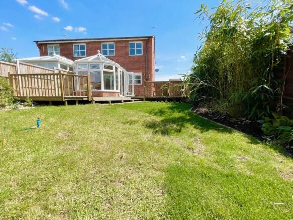Rear of property