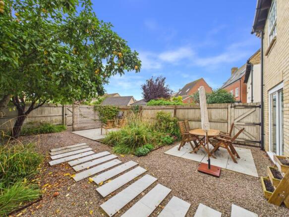 Rear garden